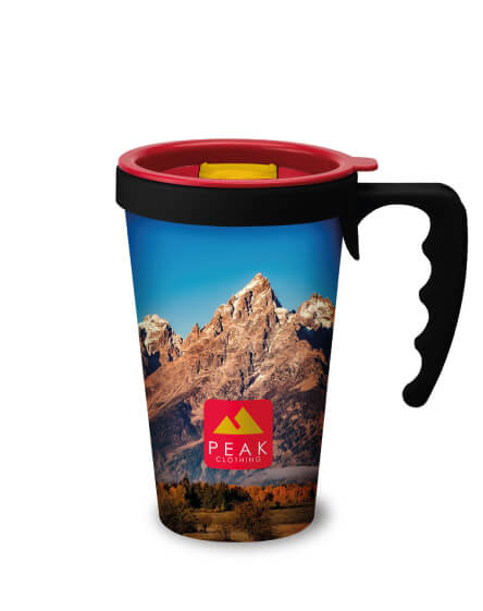 universal mugs full colour printed and branded reusable coffee mugs