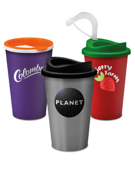 Universal Mugs printed and branded reusable tumblers and mugs