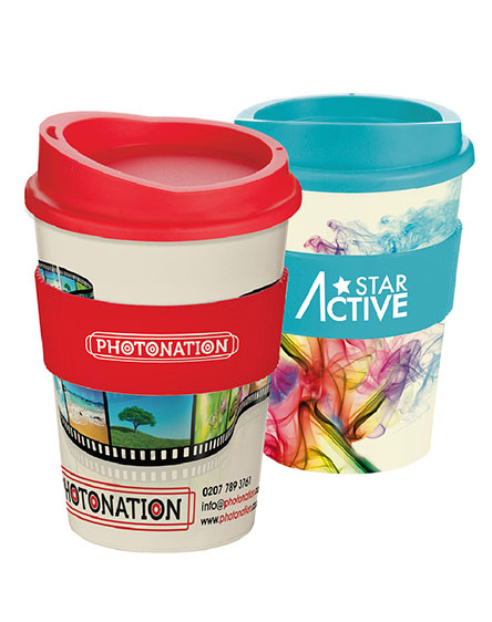 americano medio full colour branded reusable coffee cups