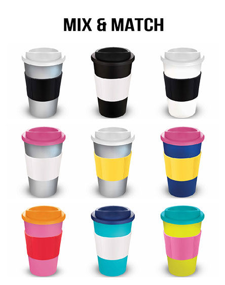 americano reusable cups mix and match cups