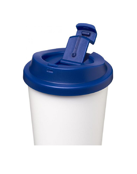 leak proof reusable cups blue