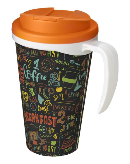 americano mugs handle spill proof lids colour