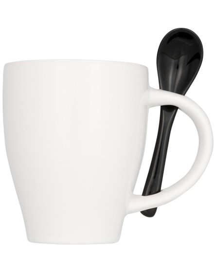 branded nadu ceramic mug with spoon