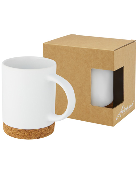 Branded Neiva 425 Ml Ceramic Mug With Cork Base by Universal Mugs