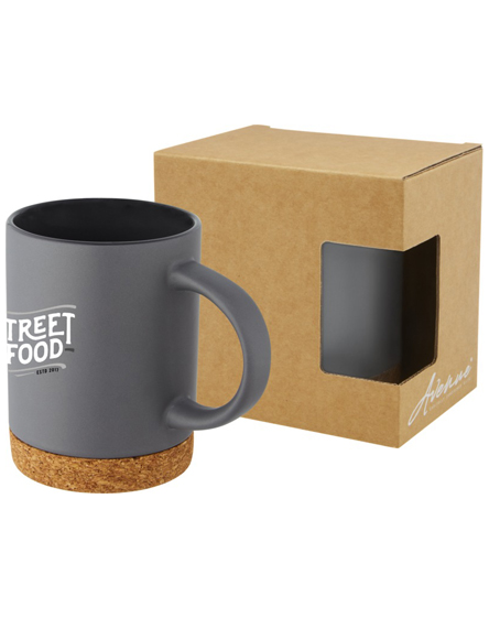 Custom Printed Neiva 425 Ml Ceramic Mug With Cork Base from Universal Mugs
