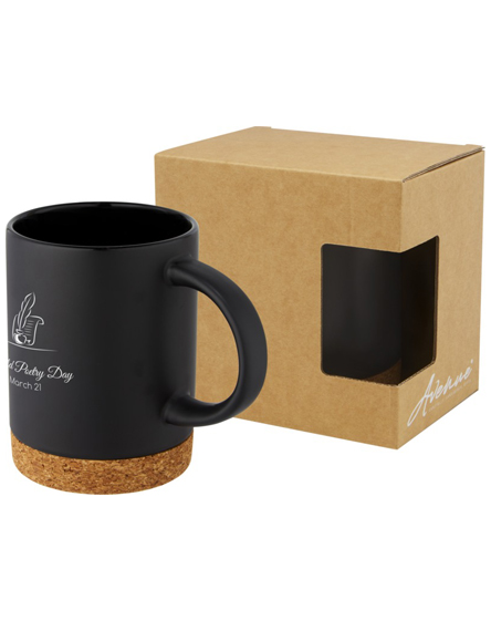 Custom Branded Neiva 425 Ml Ceramic Mug With Cork Base with your Logo by Universal Mugs