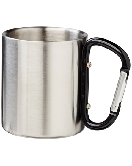 branded alps insulated mug with carabiner