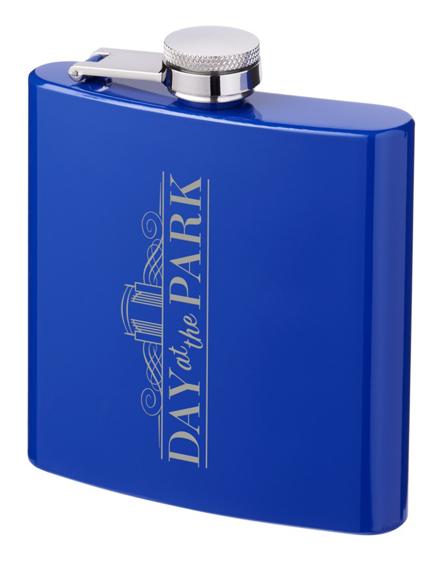 Printed Elixer 175 Ml Hip Flask with your Logo by Universal Mugs