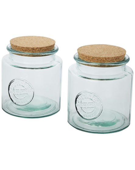 Promotional Aire Piece 1500 Ml Recycled Glass Container Set with your Branding by Universal Mugs