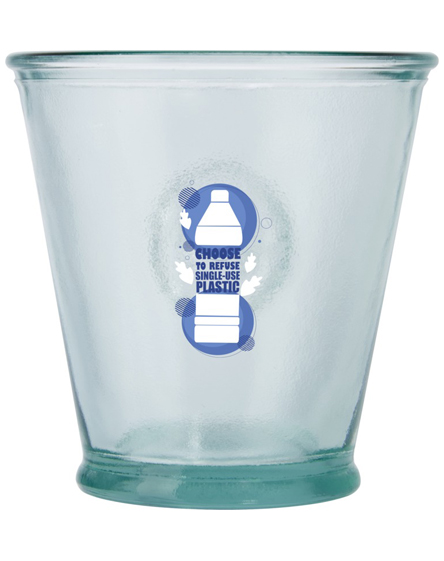 Promotional Copa Piece 250 Ml Recycled Glass Set with your Logo by Universal Mugs