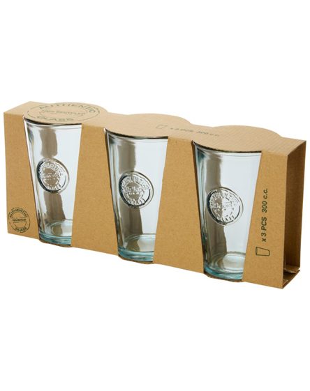 Branded Copa Piece 300 Ml Recycled Glass Set with your Logo by Universal Mugs