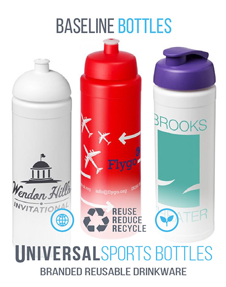 750ml branded sports water bottles