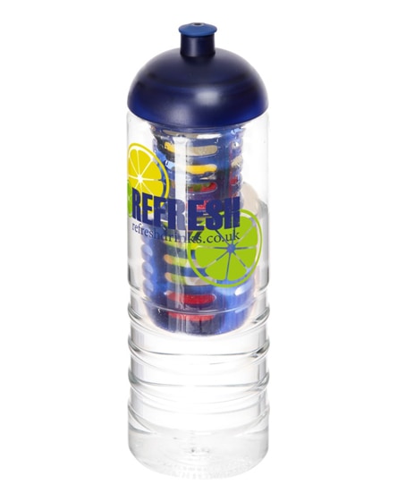 branded h2o treble dome lid bottle & infuser