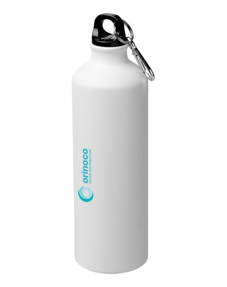 branded pacific matte sport bottle with carabiner
