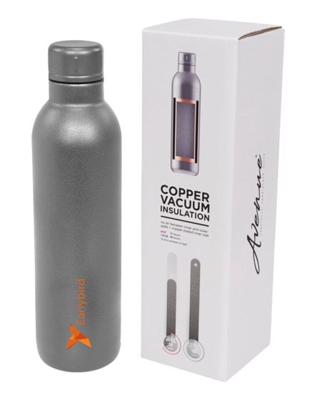 branded thor copper vacuum insulated sport bottle