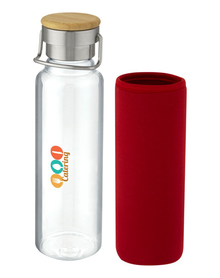 thor 660ml glass bottle with neoprene sleeve
