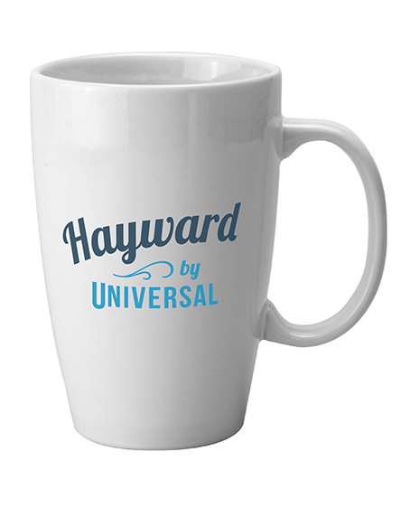 hayward ceramic mugs branded universal
