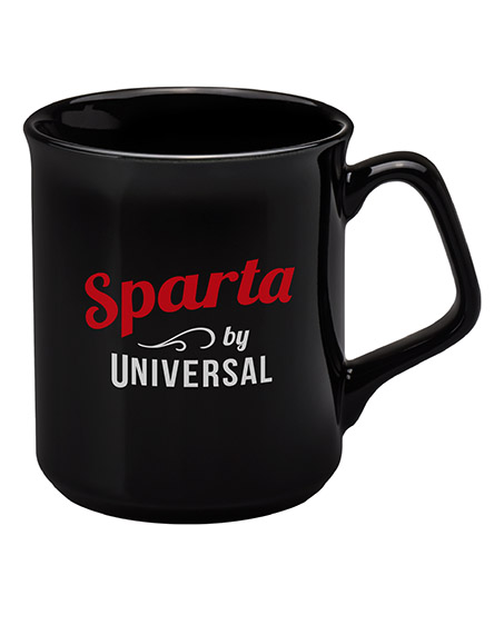 sparta ceramic mugs branded universal black