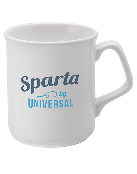 sparta ceramic mugs branded universal white